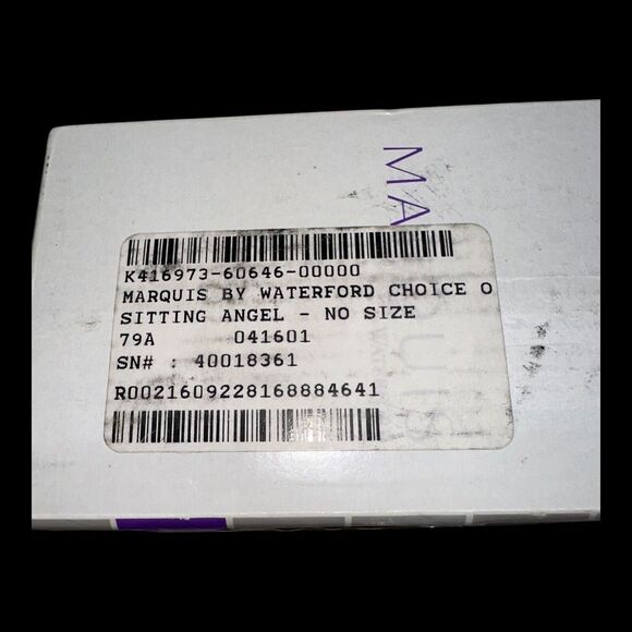 NEW Waterford Crystal Marquis Sitting Angel Germany Christmas Holidays 40028361 - Picture 7 of 9